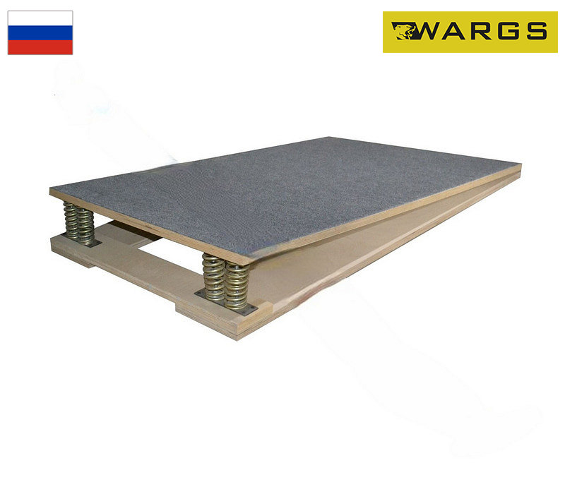 Мостик гимнастический подкидной (4 пружины) со стропами WARGS SP