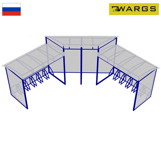Велопарковка крытая Бетта-Парк 1 WARGS SP