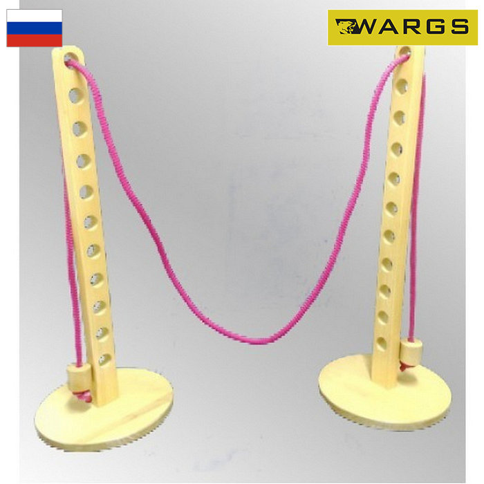 Стойка для прыжков WARGS AT детская (деревянные подставки+веревка) IMP-A510