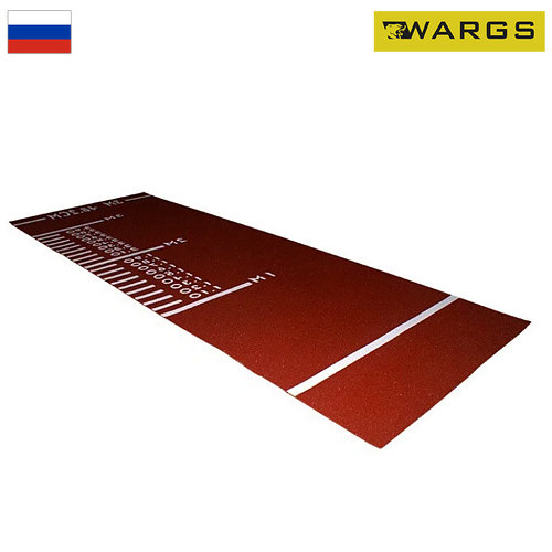 Дорожка (разметка) для прыжков в длину с места, для сдачи норм ГТО WARGS AT IMP-A468 красная