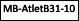 Диск обрезиненный d31мм MB Barbell WARGS AT 15кг черный MB-WARGS ATB31-15