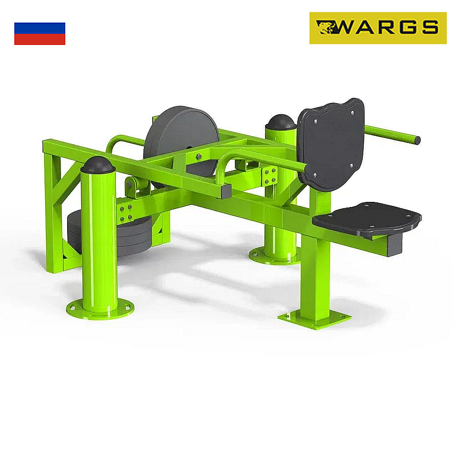 Уличный тренажер взрослый Жим вниз с изменяемой нагрузкой WARGS SP ТС 144
