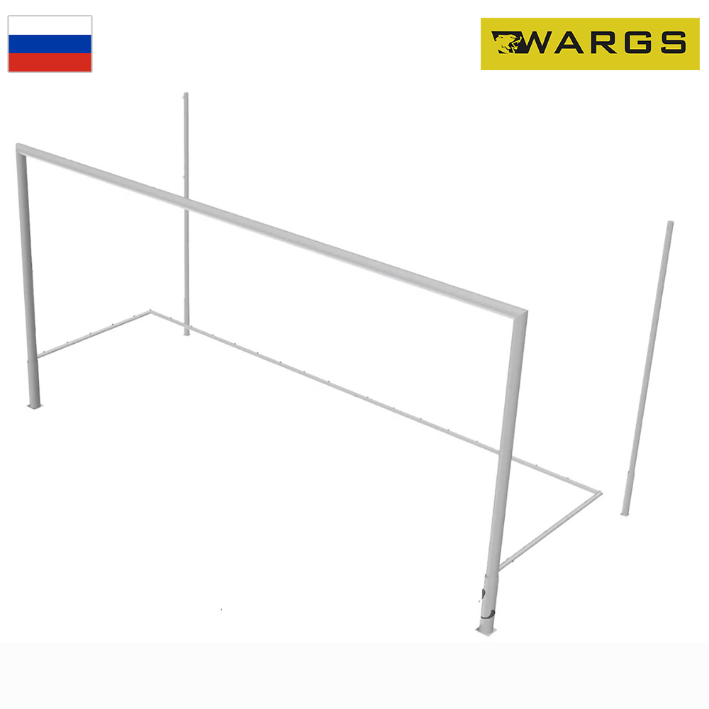 Ворота футбольные 7,32 х 2,44 м тип-1 комплект WARGS SP