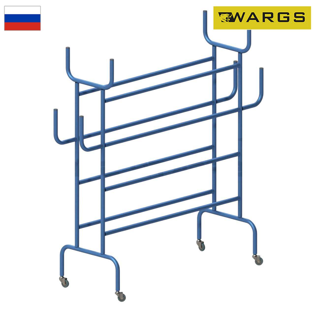 Стеллаж для хранения спортинвентаря WARGS SP 1550х500х1500 мм