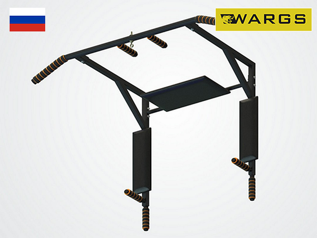 Турник 3 в 1 облегченный WARGS SP Мангуст, черный