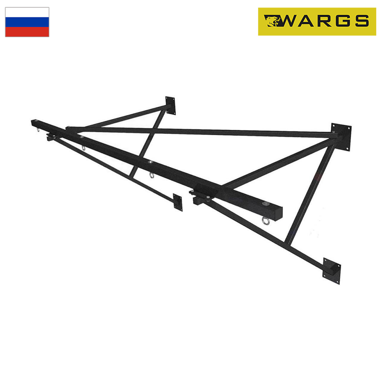 Консоль для подвесных снарядов (для 5 элементов) пристенная 300х150см WARGS SP