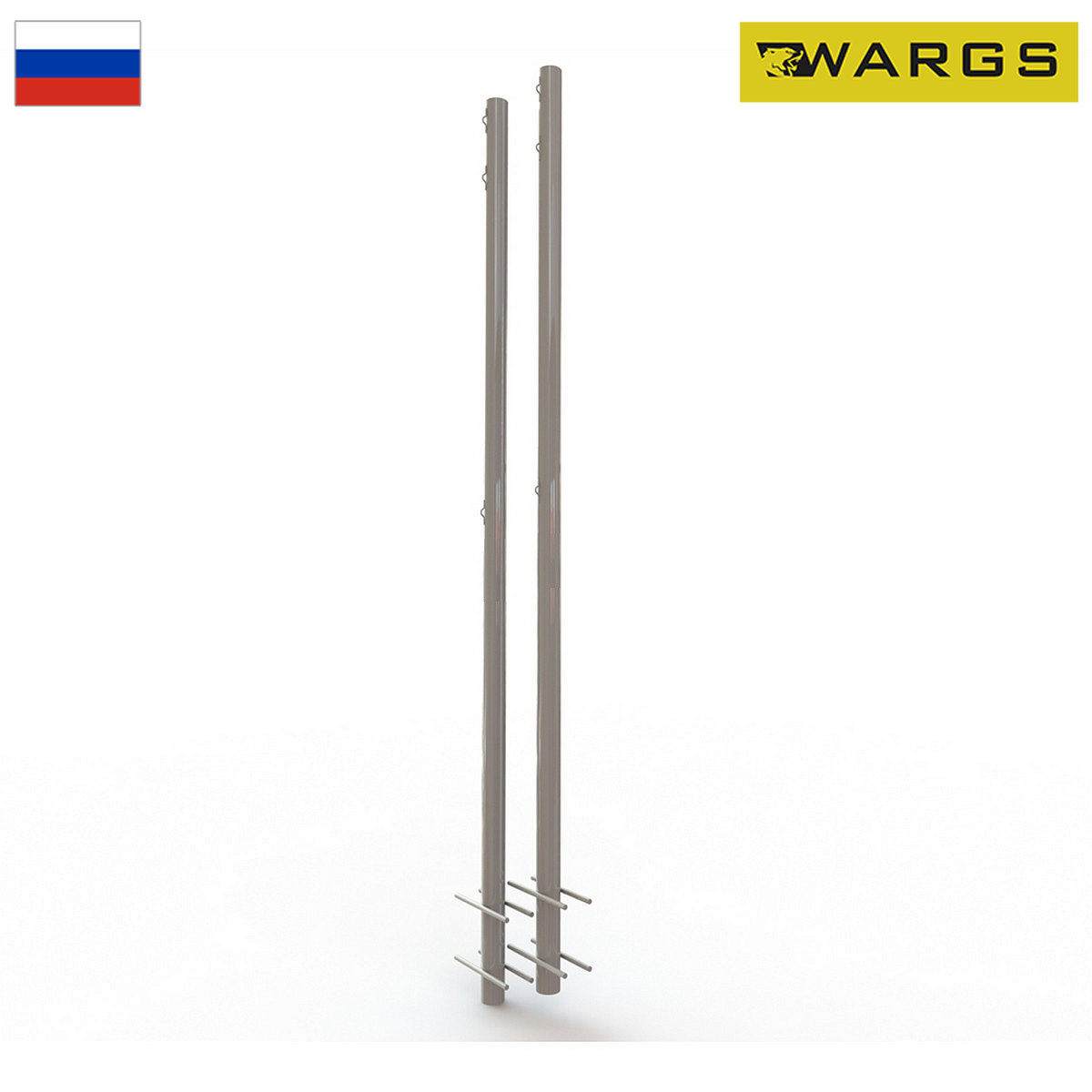 Стойки для пляжного волейбола без механизма натяжения WARGS SP