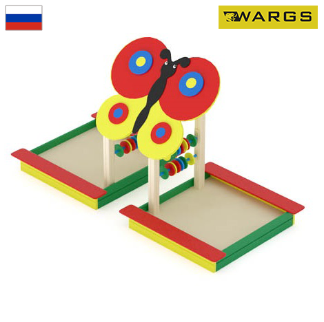 Песочница двойная WARGS SP Бабочка ИО 507