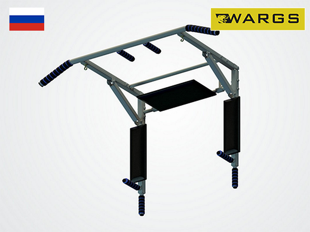 Турник 3 в 1 складной WARGS SP Workout, серый