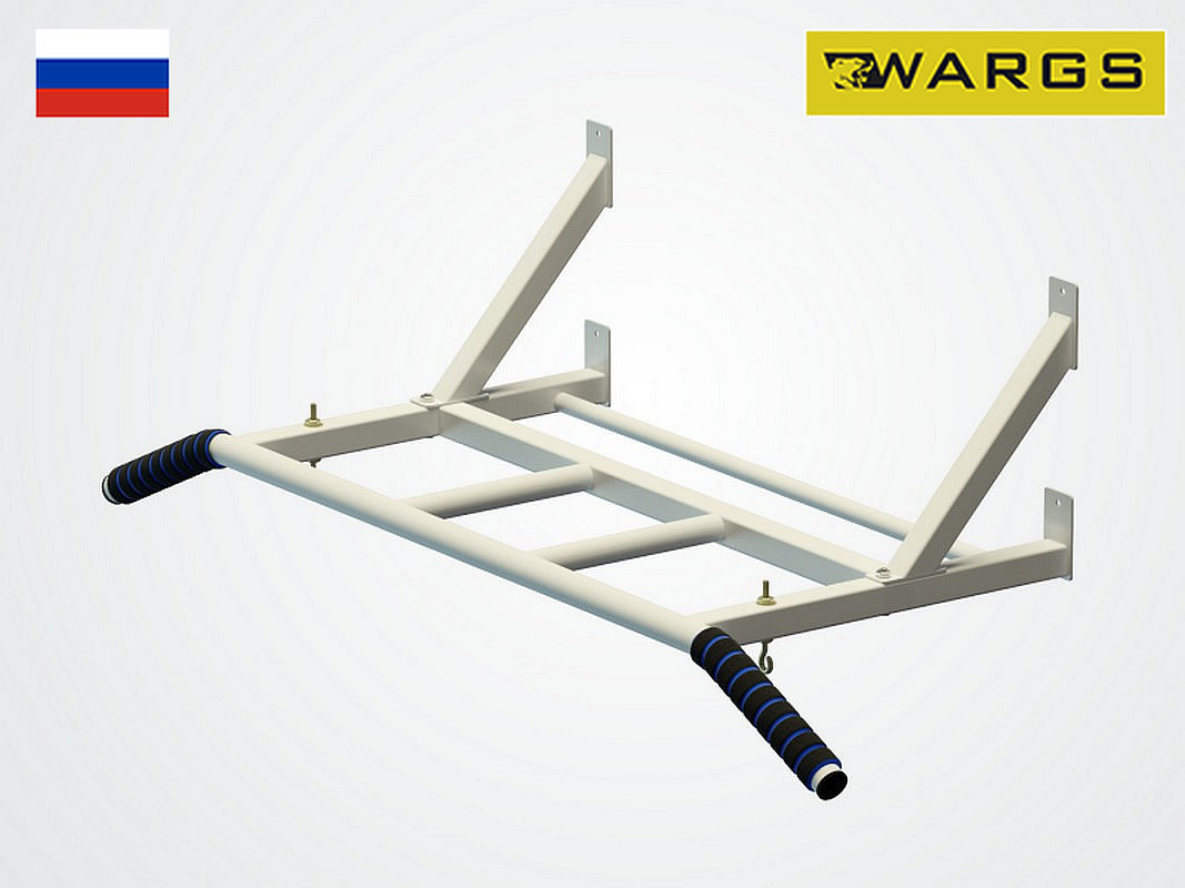 Турник настенный разборный WARGS SP Классик 4, белый