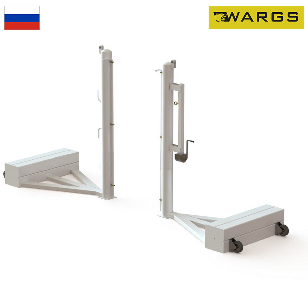 Стойки для большого тенниса мобильные с системой натяжения WARGS SP