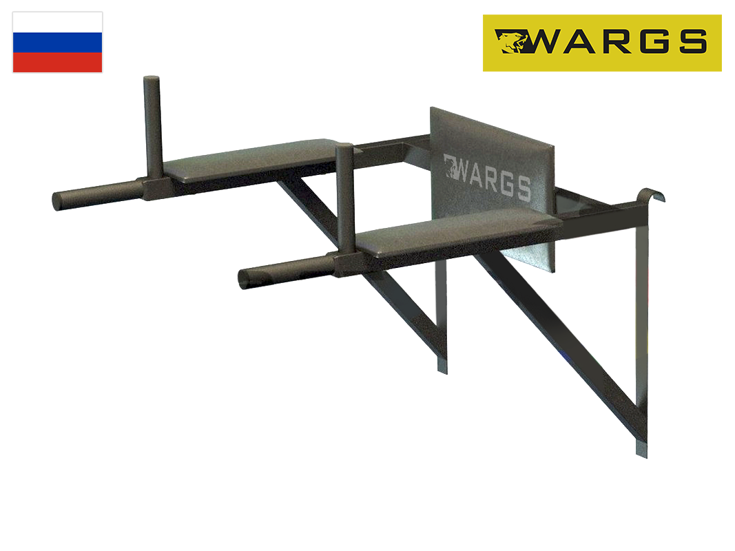 Тренажер брусья-пресс навесной WARGS SP Школьник 1, синий