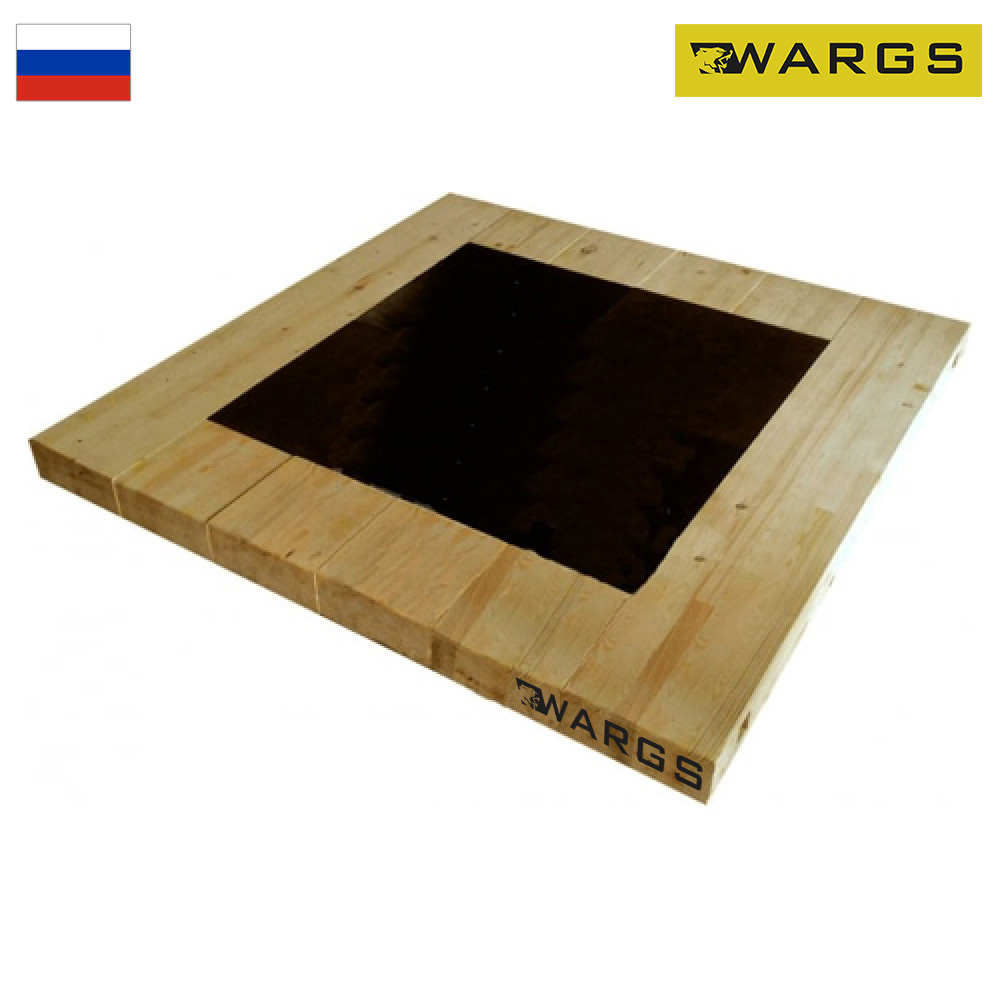 Помост для гиревого спорта WARGS AT (тренировочный)1,5х1,5х0,1 м IMP-E466