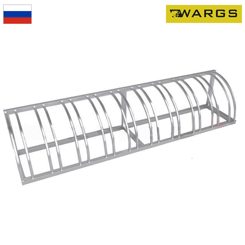 Велопарковка Гамма-Кси 10N (из нерж. стали) на 10 веломест цельносварная WARGS SP