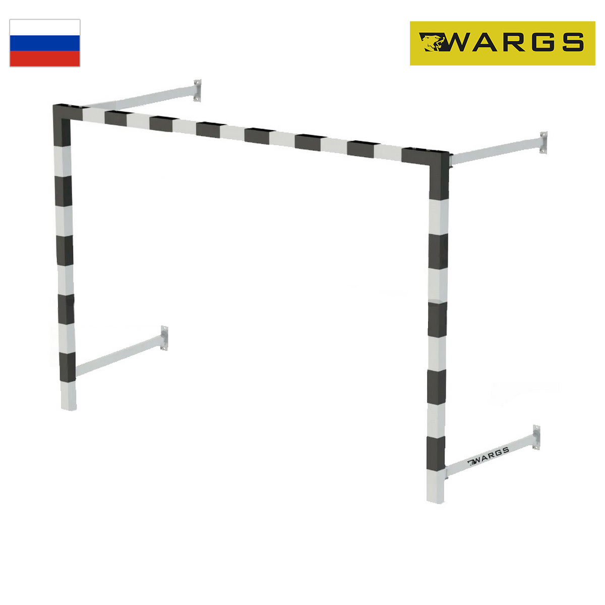 Ворота мини-футбольные складные без сетки 200х300х50см (к-кт) WARGS SP