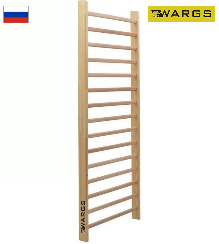 Шведская стенка деревянная перекладины фанблок 80x300 см WARGS SP