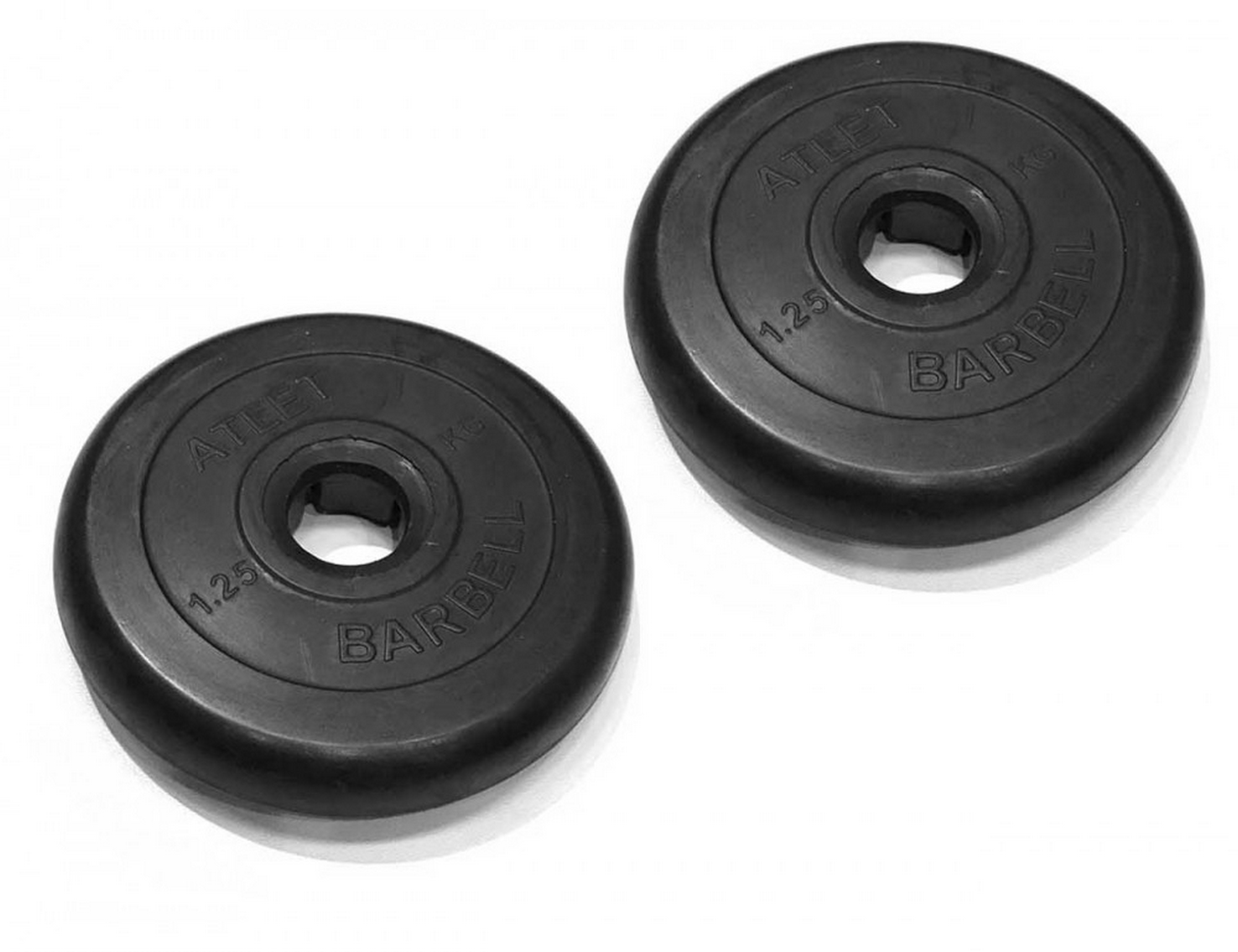 Диски обрезиненные d31 2x1,25кг MB Barbell WARGS AT MB-WARGS ATB31-1,25 черный