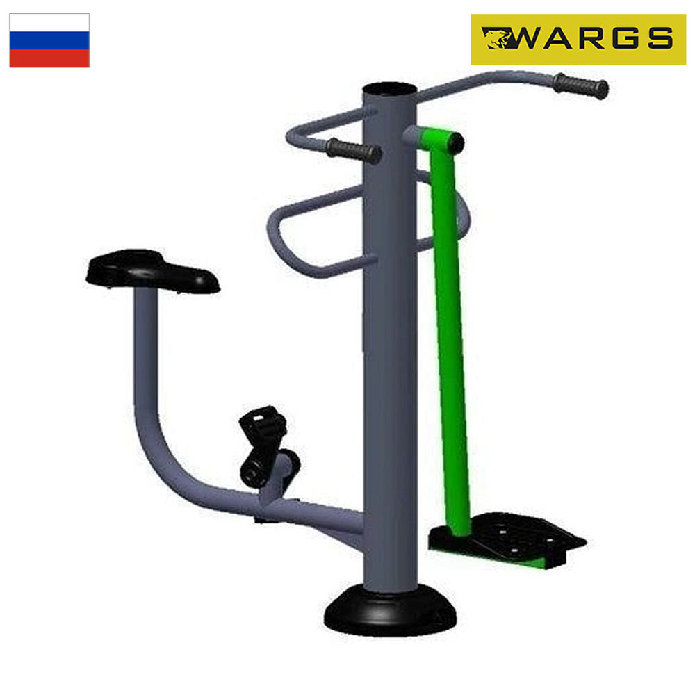 Уличный тренажер взрослый Вело+Маятник для двоих WARGS SP ТС 218