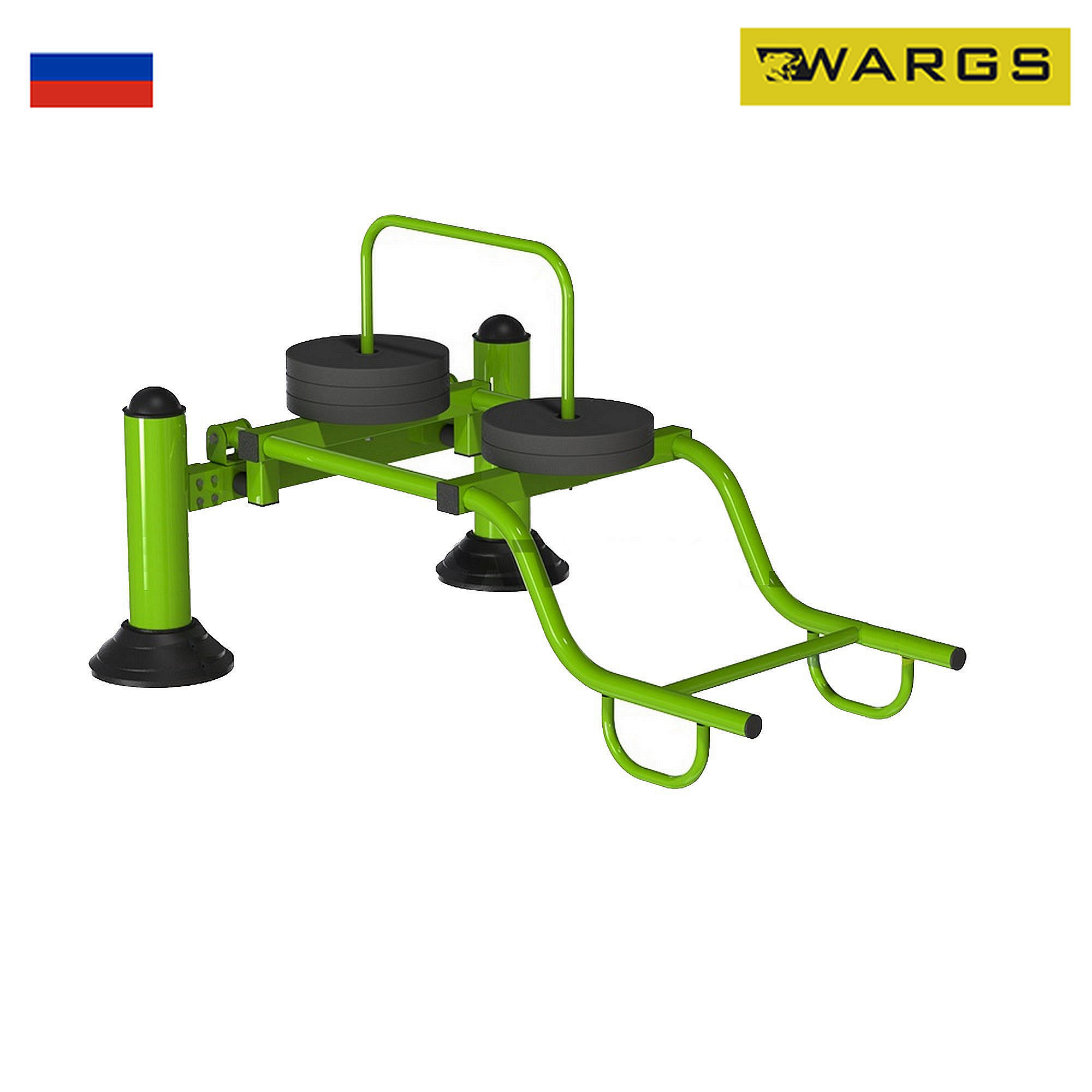 Уличный тренажер взрослый Штанга с изменяемой нагрузкой WARGS SP ТС 142