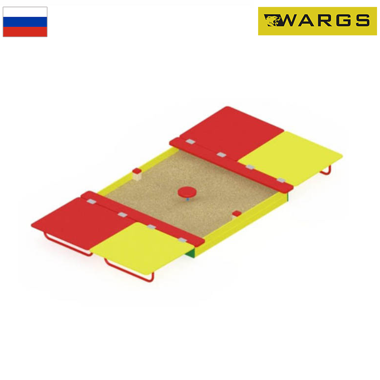 Песочница с крышкой большая WARGS SP ИО 514