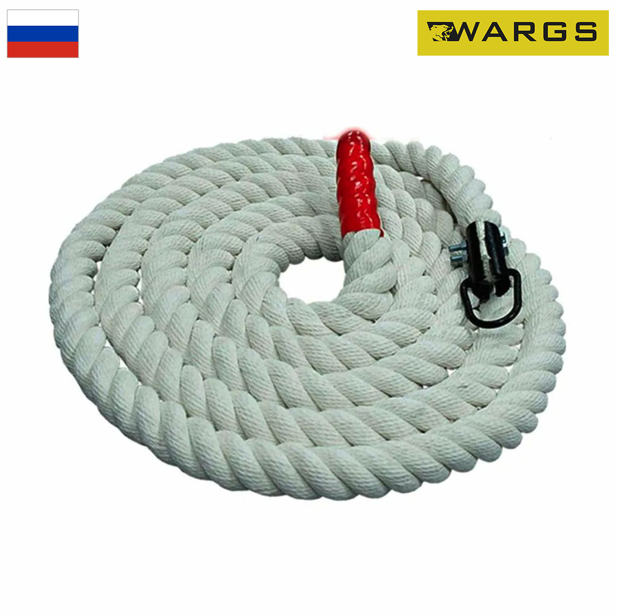 Канат для лазания хб d40 мм длина 6 м WARGS SP