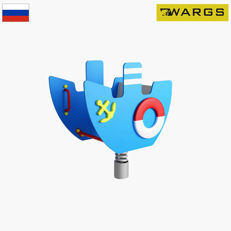 Качалка на пружине WARGS SP Пароходик ИО 201