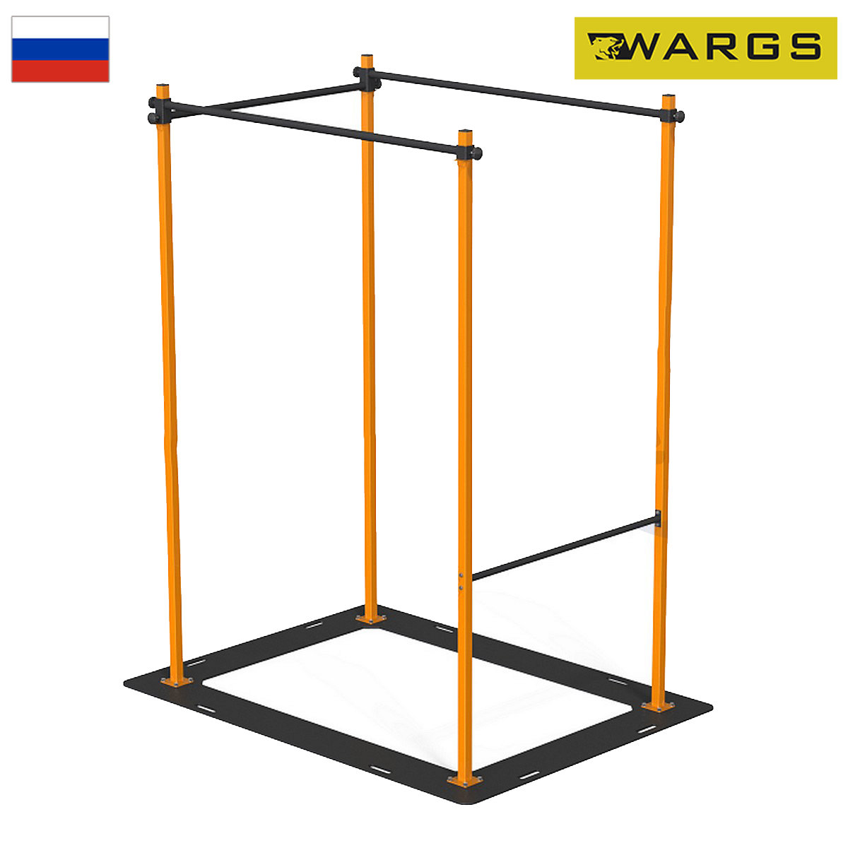 Перекладина четверная для подтягивания из виса (мобильная) WARGS SP