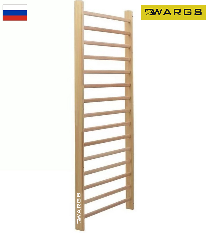 Шведская стенка деревянная перекладины фанблок 100x280 см WARGS SP