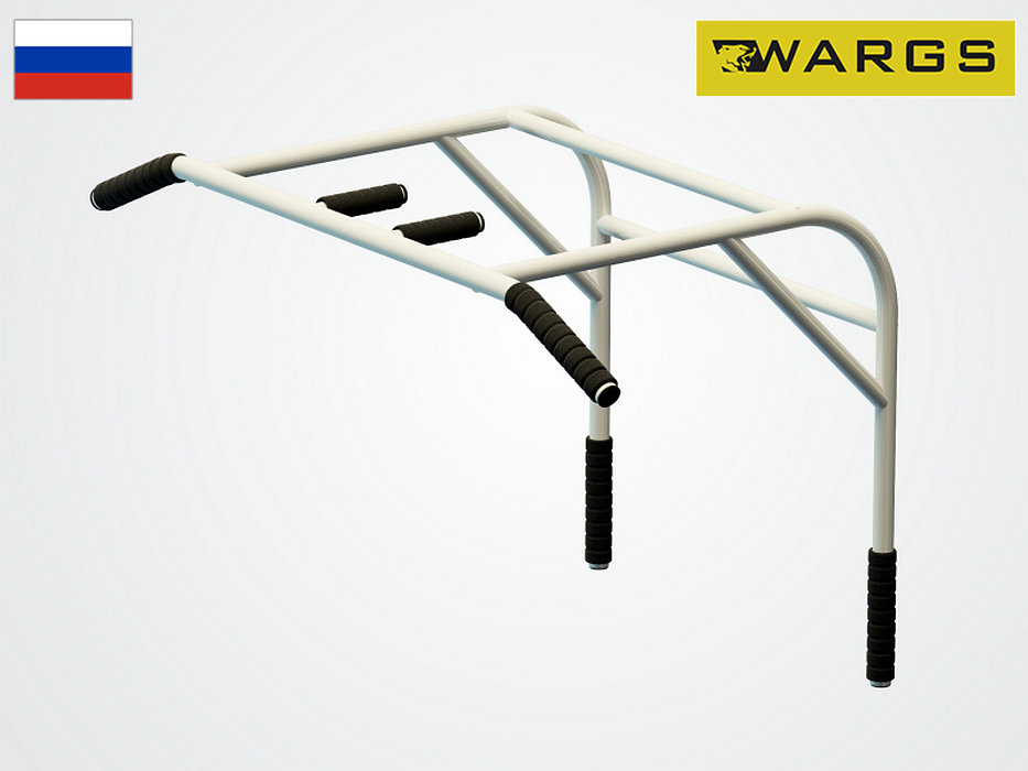 Турник настенный 2 в 1 WARGS SP T2 Лайтстоун белый