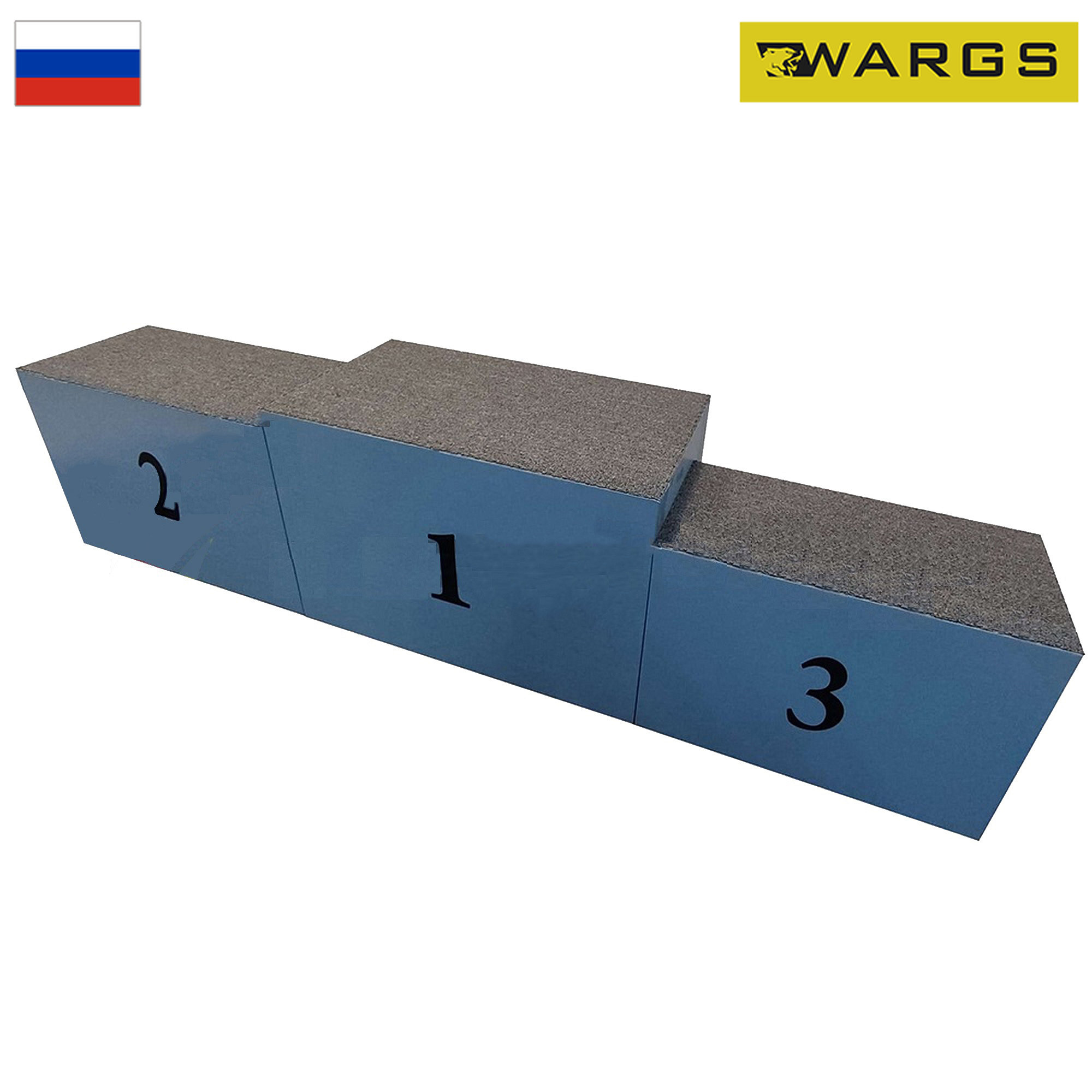 Пьедестал для награждения WARGS SP Матрешка, переносной (обшит фанерой) 2 человека на ступень SP