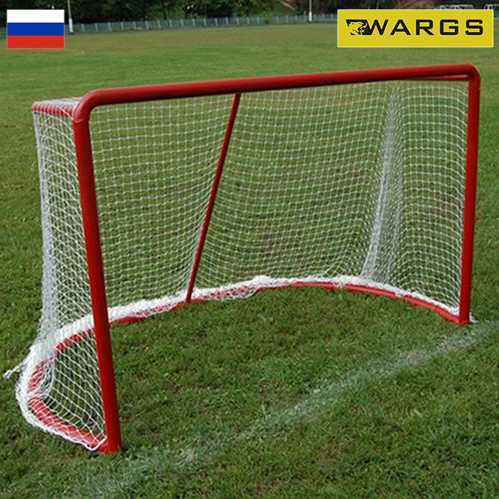 Ворота хоккейные игровые WARGS AT (задник круглый) 183х122 см (пара) IMP-A144