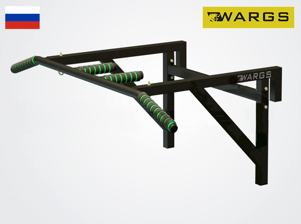 Турник навесной на гимнастическую стенку WARGS SP Джет 2, черный