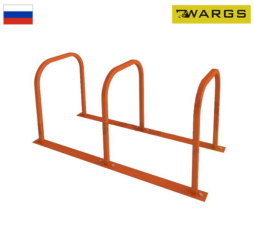 Велопарковка Евростиль на 3 веломеста цельносварная WARGS SP
