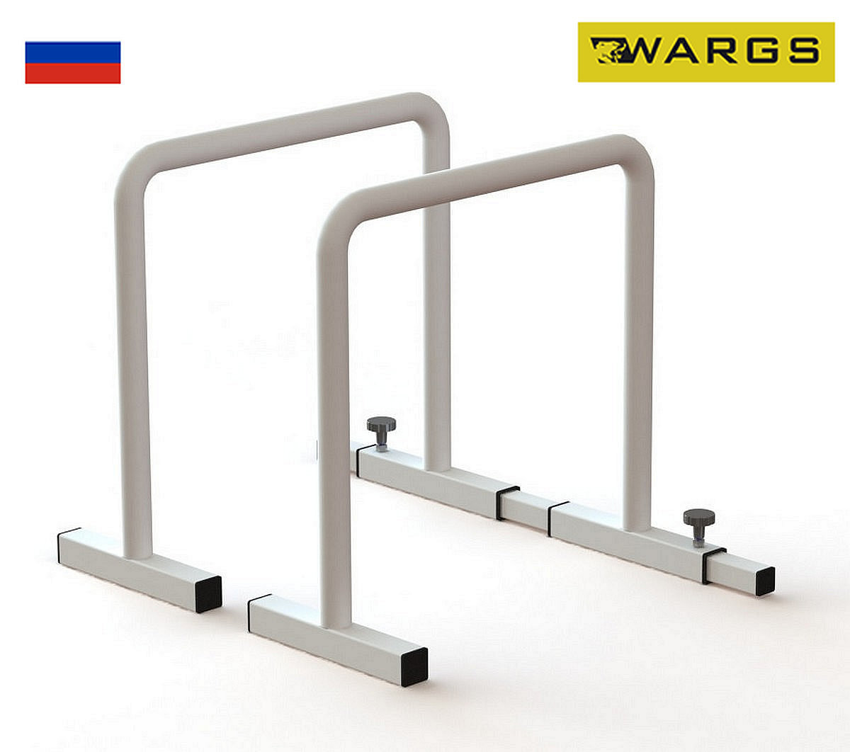 Брусья напольные хайлетсы WARGS SP белый