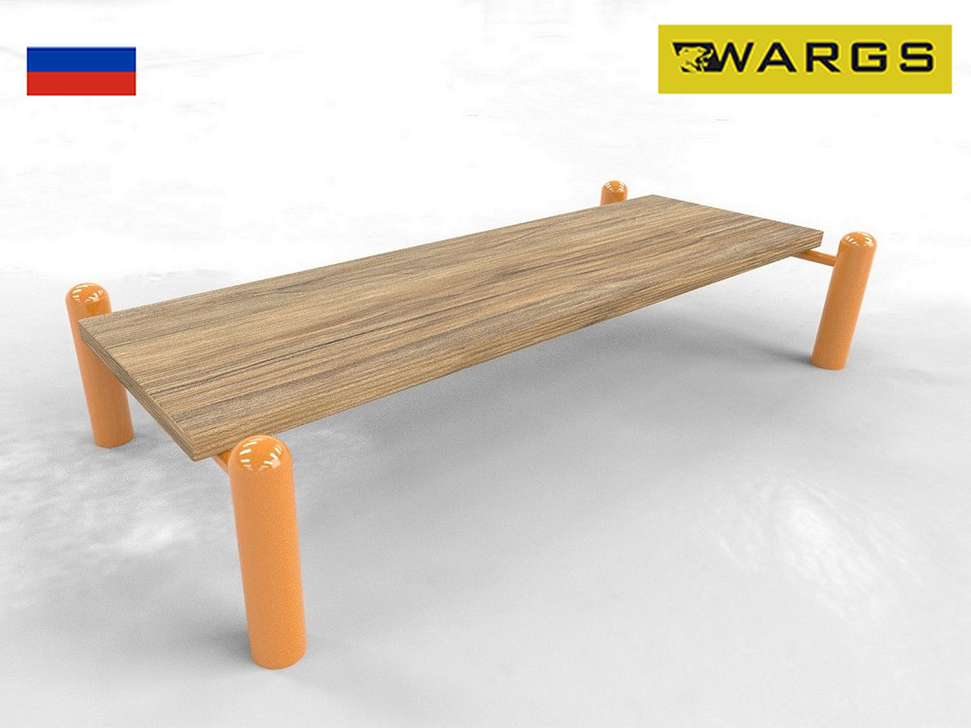 Лавочка стандартная для Воркаут WARGS SP SP WRK-14E_76mm
