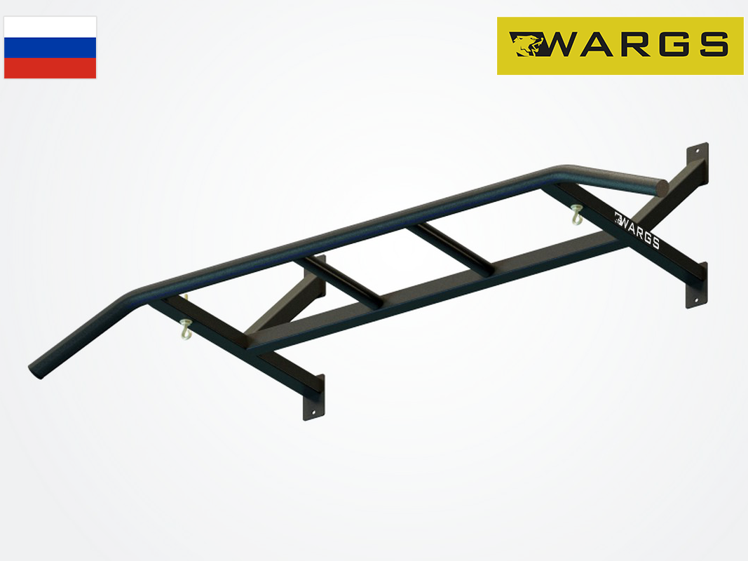 Турник настенный, без грипс WARGS SP Классик 1, черный
