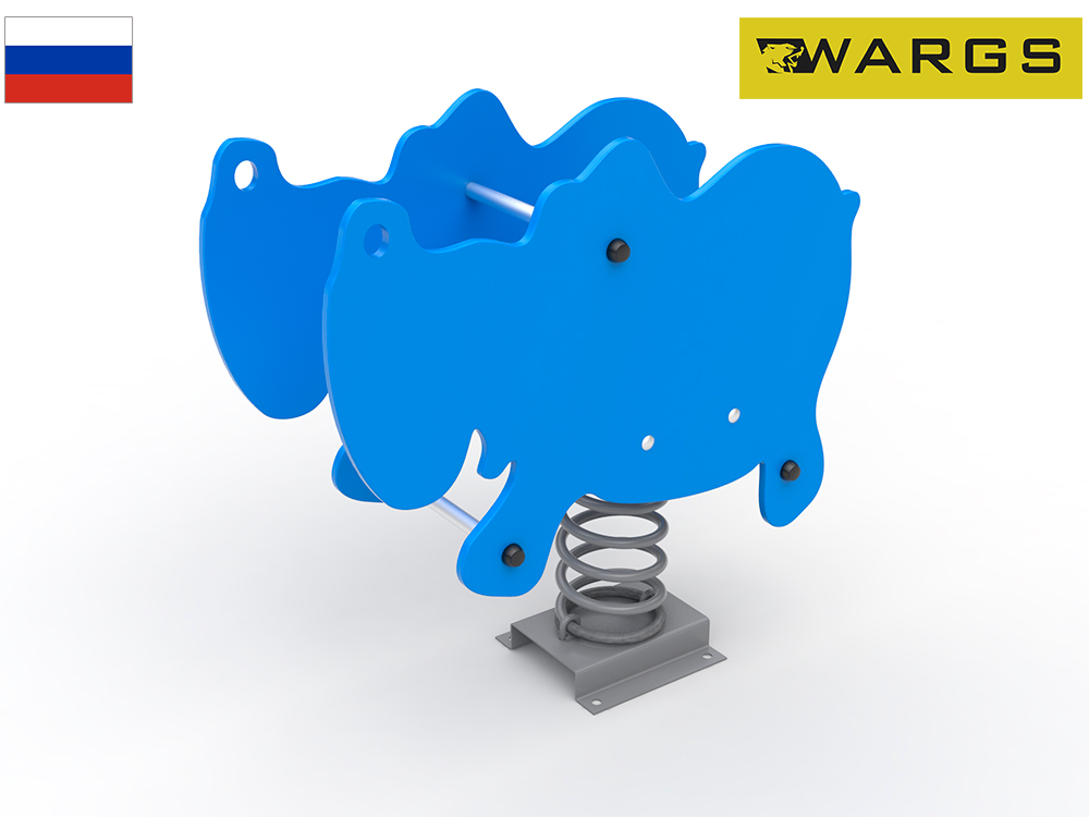 Качалка детская WARGS SP Бегемотик SP Е 506